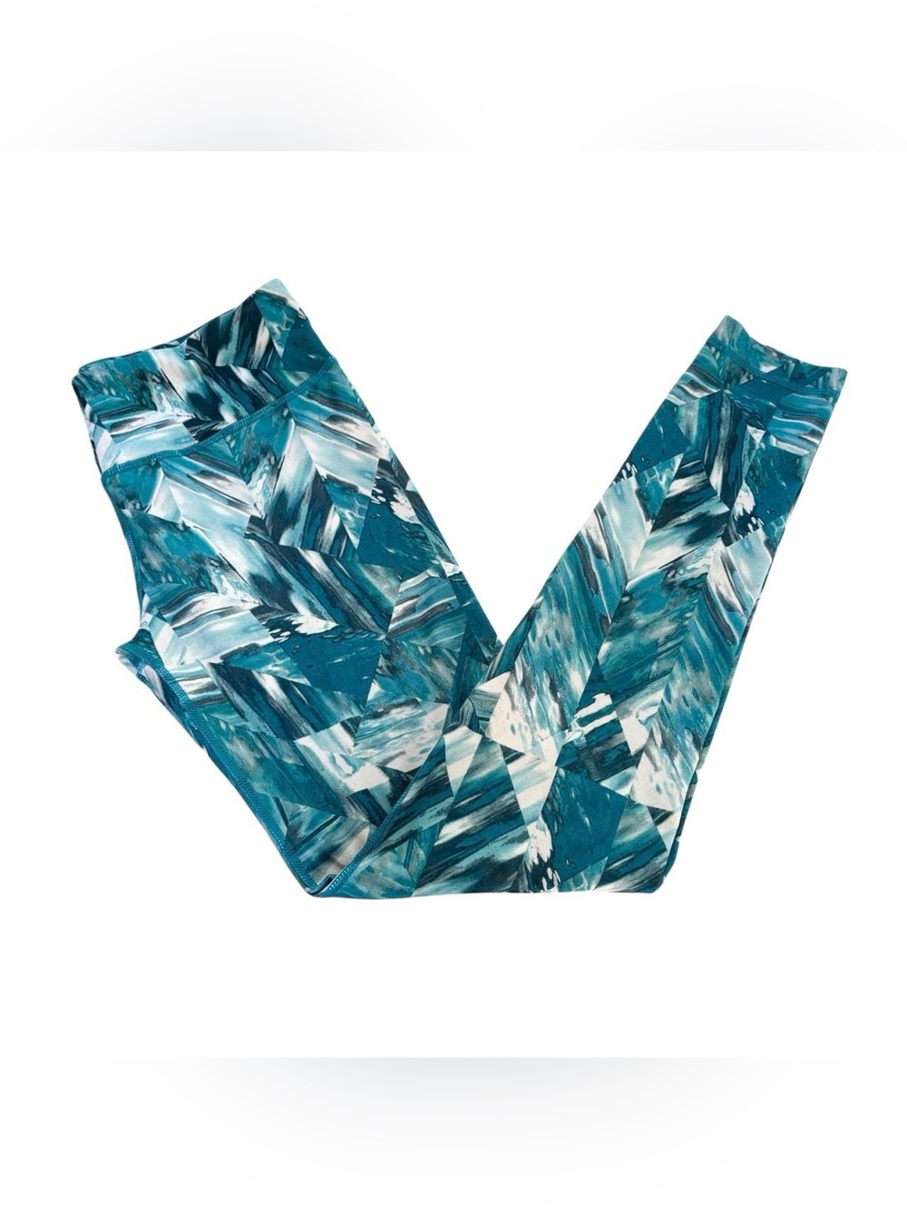 90 Degree by Reflex Blue Athletic Leggings